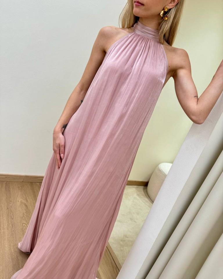 Vestito semilucido rosa Souvenir Shop Online Vestito semilucido rosa Souvenir