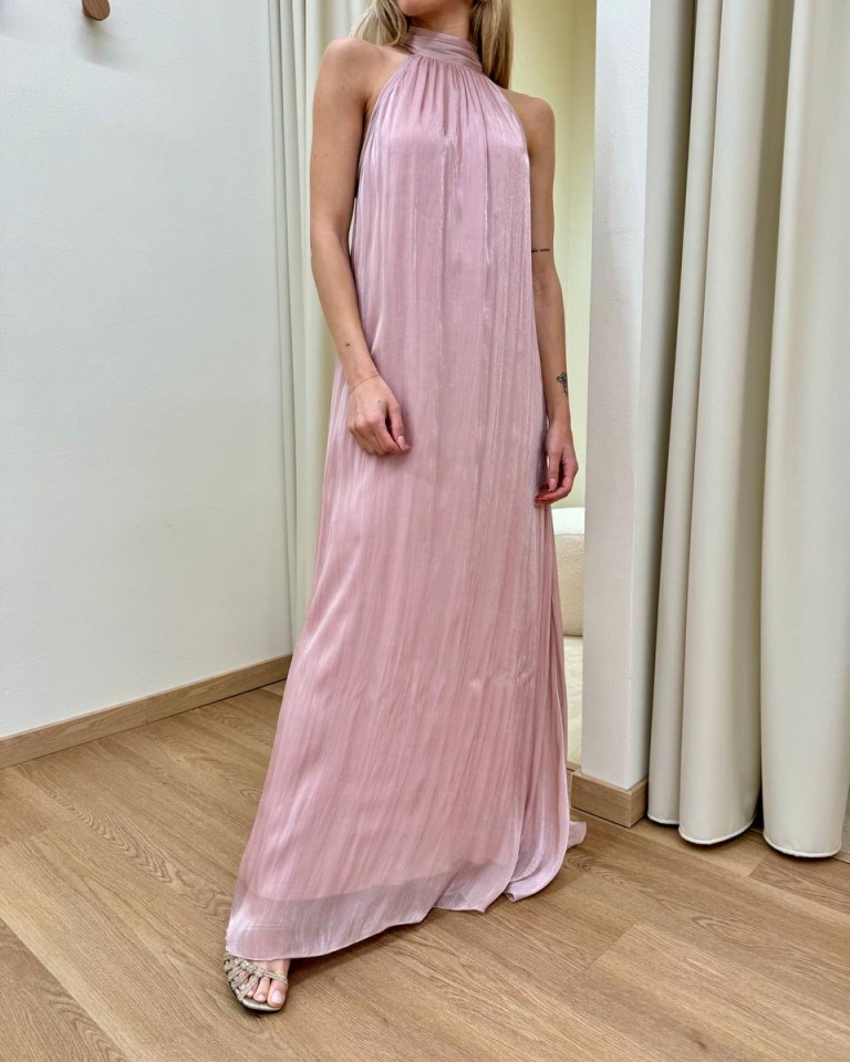 Vestito semilucido rosa Souvenir Shop Online Vestito semilucido rosa Souvenir