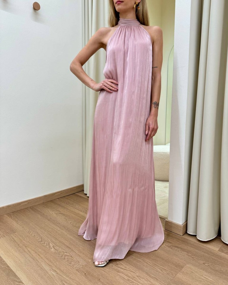 Vestito semilucido rosa Souvenir Shop Online Vestito semilucido rosa Souvenir