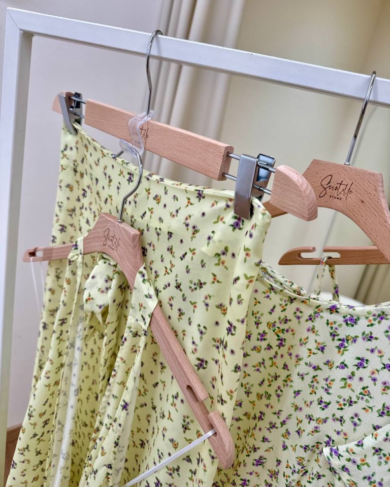 Gonna lunga Gisel micro fiori giallo pastello Mar De Margaritas Shop Online Gonna lunga Gisel micro fiori giallo pastello Mar De Margaritas