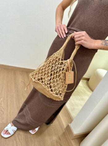 Shop Online Borsa medium sac de plage beige Matinée