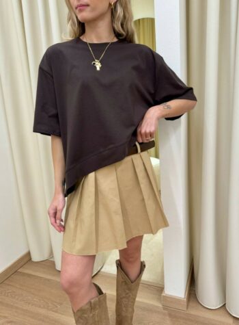 Shop Online T-shirt asimmetrica moro Vicolo