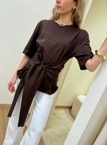 Shop Online T-shirt con nodo moro Vicolo