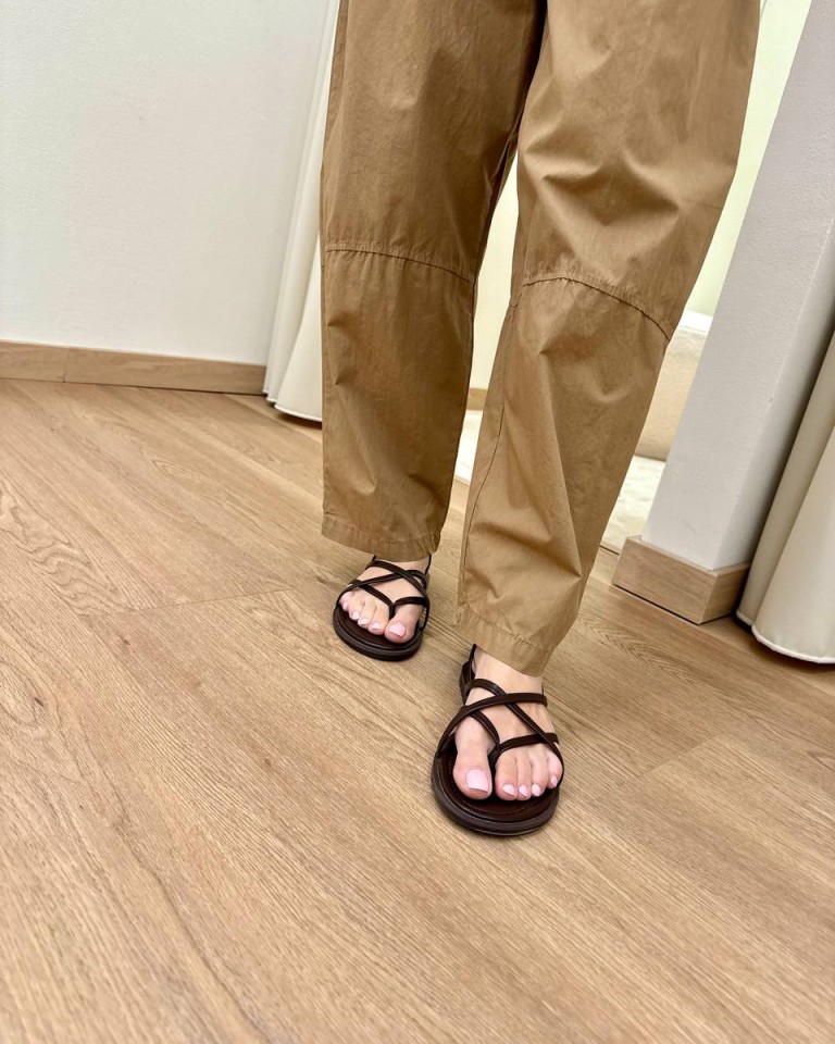 Pantalone balloon con coulisse cammello Susy Mix Shop Online Pantalone balloon con coulisse cammello Susy Mix