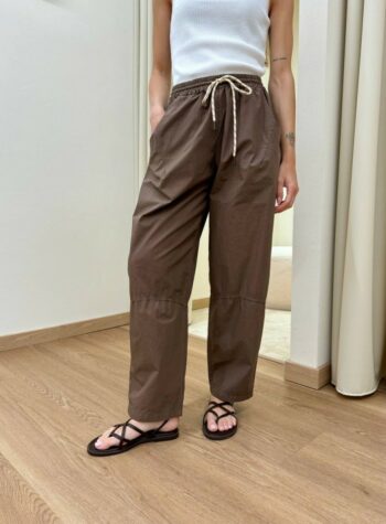 Shop Online Pantalone balloon con coulisse moro Susy Mix