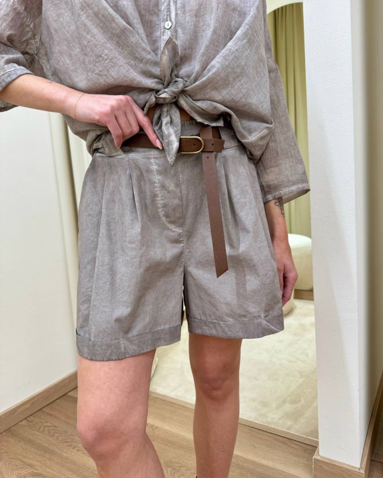 Shorts risvolto fango HaveOne Shop Online Shorts risvolto fango HaveOne