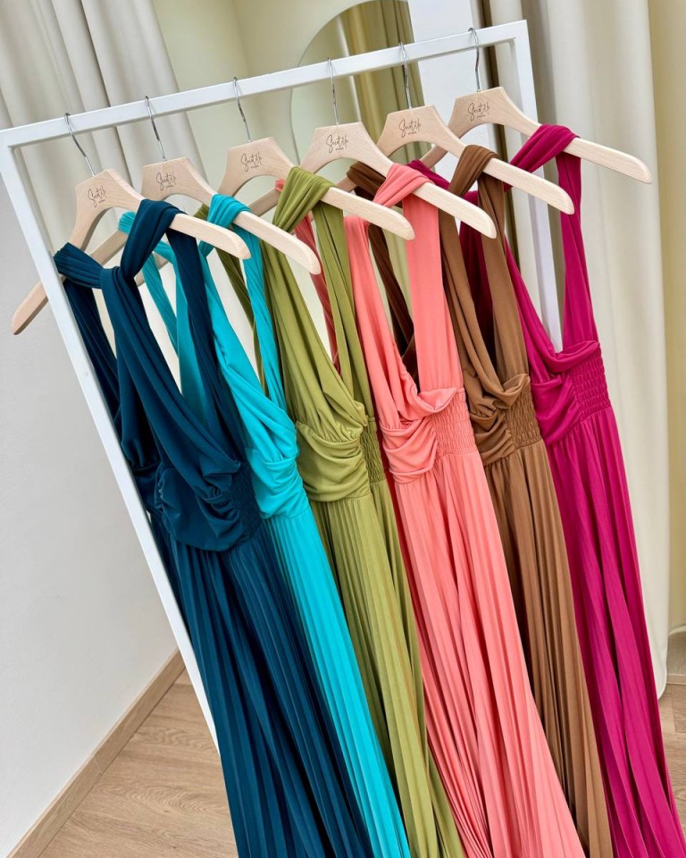 Vestito jersey scollo americana corallo Vicolo Shop Online Vestito jersey scollo americana corallo Vicolo