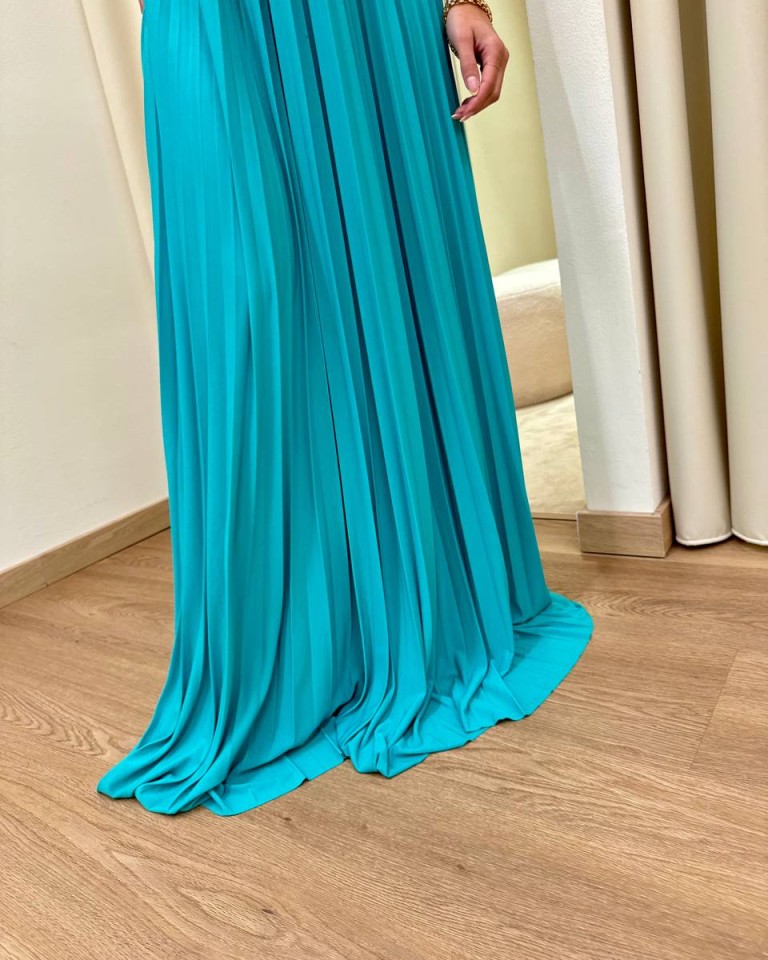 Vestito jersey scollo americana tiffany Vicolo Shop Online Vestito jersey scollo americana tiffany Vicolo