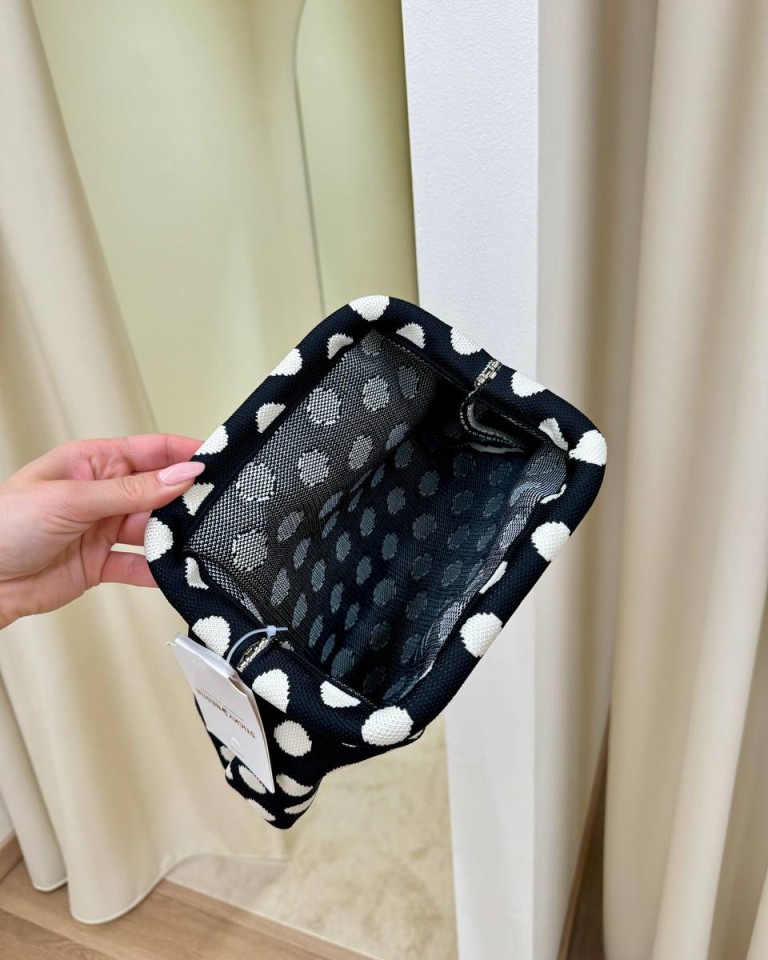 Pouch bag pois nera e burro Sticky Bestie Shop Online Pouch bag pois nera e burro Sticky Bestie