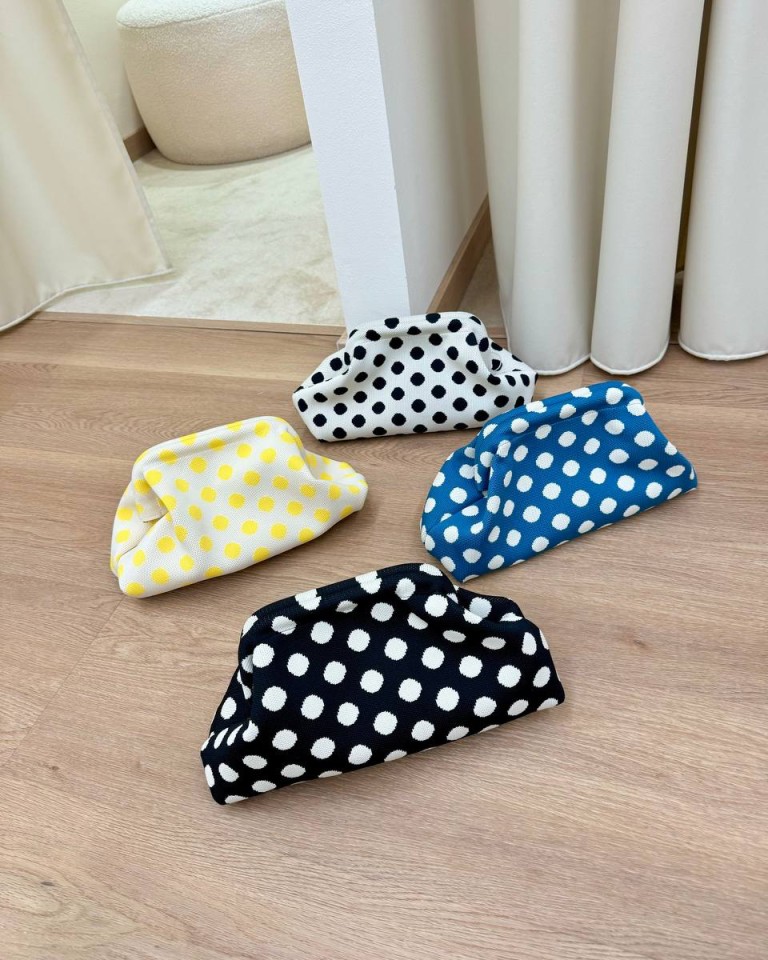 Pouch bag pois nera e burro Sticky Bestie Shop Online Pouch bag pois nera e burro Sticky Bestie