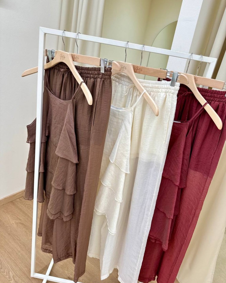 Pantalone con coulisse burro HaveOne Shop Online Pantalone con coulisse burro HaveOne