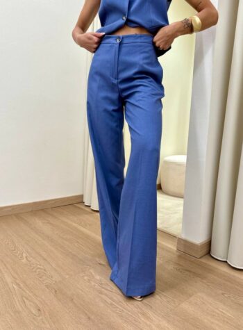 Shop Online Pantalone dritto indaco Vicolo