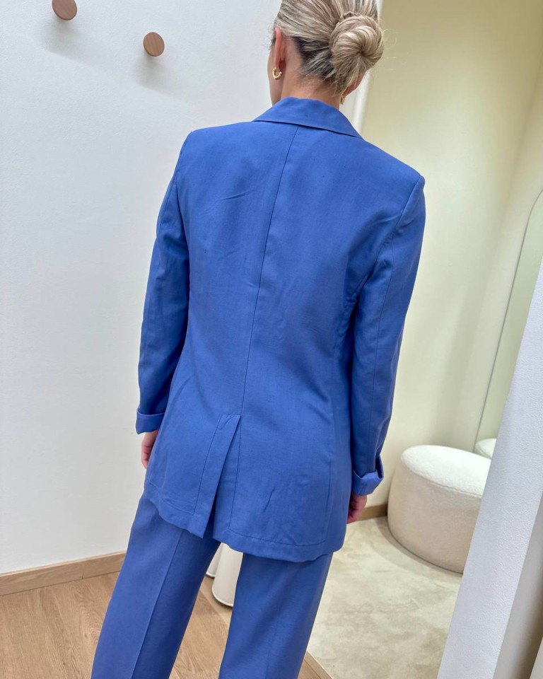Giacca rever a lancia indaco Vicolo Shop Online Giacca rever a lancia indaco Vicolo