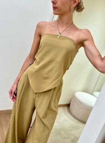 Shop Online Top fascia fiocco schiena cammello HaveOne
