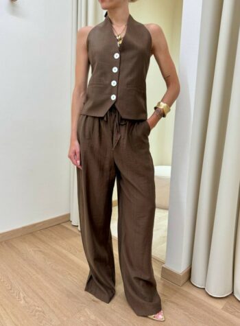 Shop Online Gilet schiena scoperta moro HaveOne
