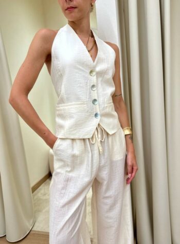Shop Online Gilet schiena scoperta burro HaveOne