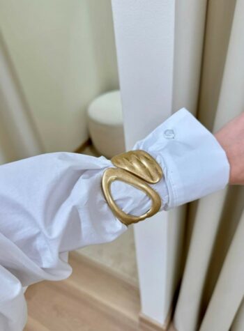Shop Online Bracciale a goccia forata opaca oro