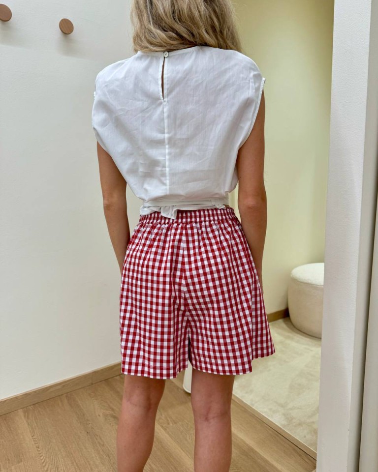 Top crop con nastri bianco Vicolo Shop Online Top crop con nastri bianco Vicolo