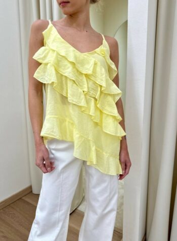 Shop Online Top rouches giallo Susy Mix