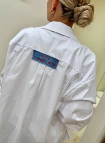 Shop Online Camicia over bianca "Brillo a modo mio"