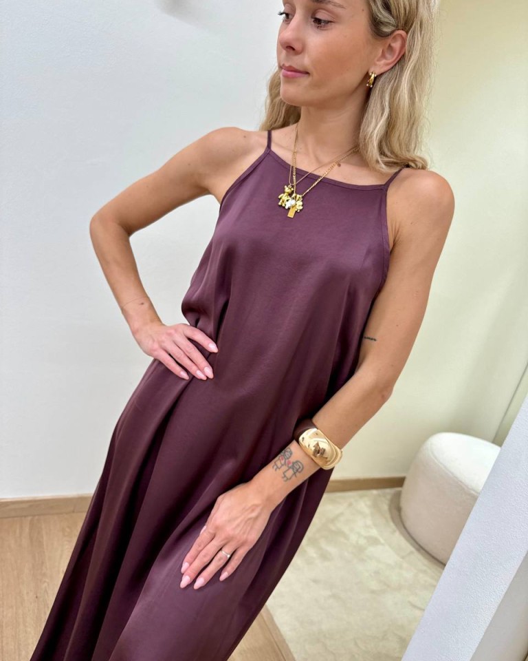 Vestito raso scollo schiena fico HaveOne Shop Online Vestito raso scollo schiena fico HaveOne