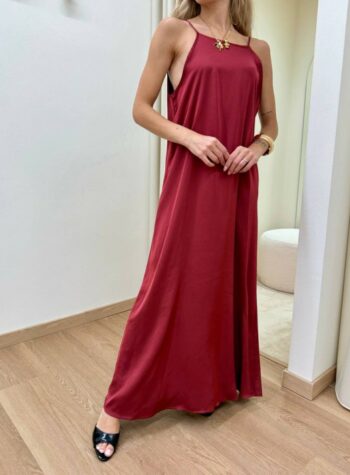 Shop Online Vestito raso scollo schiena india HaveOne
