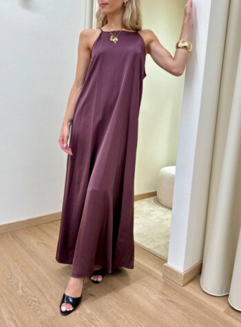 Shop Online Vestito raso scollo schiena fico HaveOne