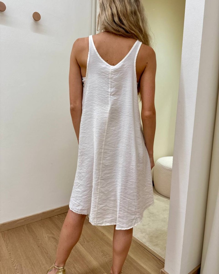 Vestito corto vogatore burro Tensione In Shop Online Vestito corto vogatore burro Tensione In