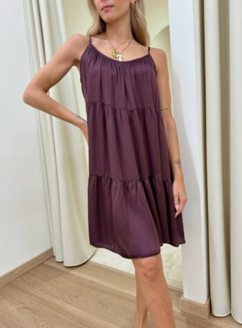 Shop Online Vestito corto a balze fico Tensione In