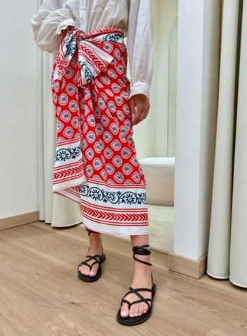 Shop Online Pashmina pareo Scinti rosso HaveOne