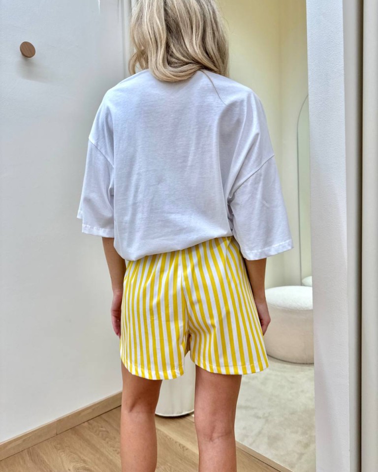Completo t-shirt e shorts limoni giallo Tensione In Shop Online Completo t-shirt e shorts limoni giallo Tensione In