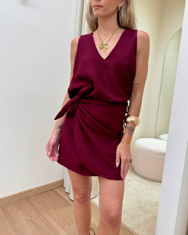 Top svasato scollo a V india HaveOne Shop Online Top svasato scollo a V india HaveOne