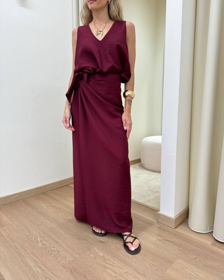 Top svasato scollo a V india HaveOne Shop Online Top svasato scollo a V india HaveOne