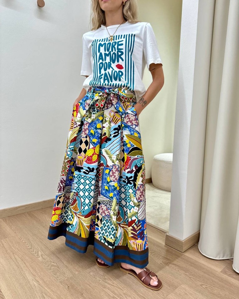 T-shirt regular panna stampa "More Amor.." Souvenir Shop Online T-shirt regular panna stampa "More Amor.." Souvenir
