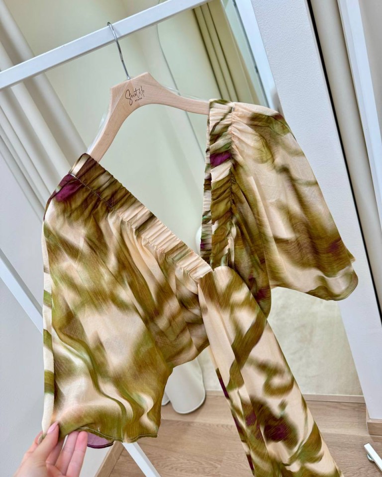 Vestito multicolor olio, burro e viola Susy Mix Shop Online Vestito multicolor olio, burro e viola Susy Mix