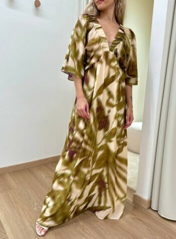 Shop Online Vestito multicolor olio, burro e viola Susy Mix