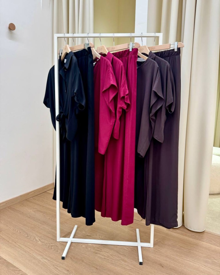Pantalone in viscosa ampio moro HaveOne Shop Online Pantalone in viscosa ampio moro HaveOne