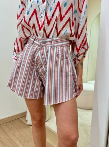 Shop Online Short farfalla righe blush HaveOne
