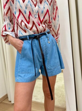 Shop Online Short denim morbido con cintura susy Mix