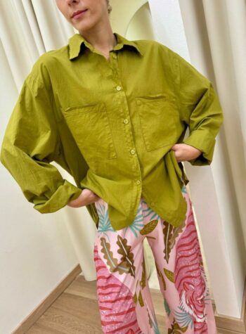 Shop Online Camicia over in cotone leggero olio HaveOne
