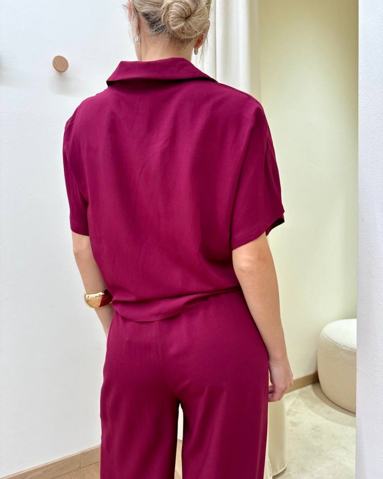 Camicia in viscosa con nodo india HaveOne Shop Online Camicia in viscosa con nodo india HaveOne