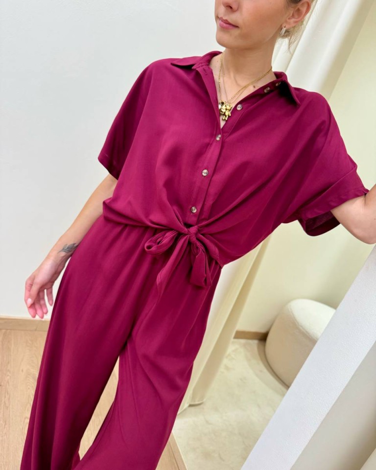 Camicia in viscosa con nodo india HaveOne Shop Online Camicia in viscosa con nodo india HaveOne