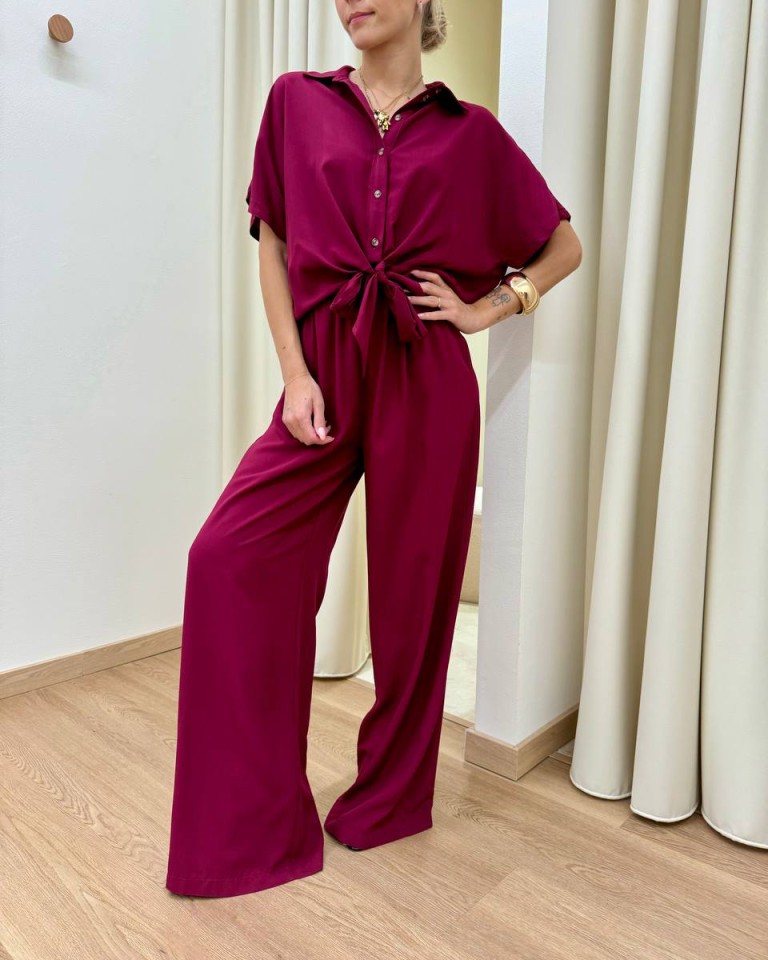 Pantalone in viscosa ampio india HaveOne Shop Online Pantalone in viscosa ampio india HaveOne