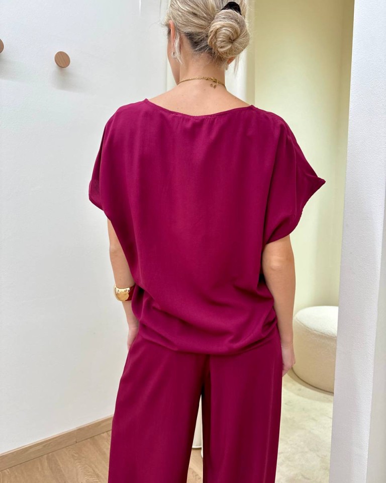 Blusa in viscosa smanicata india HaveOne Shop Online Blusa in viscosa smanicata india HaveOne
