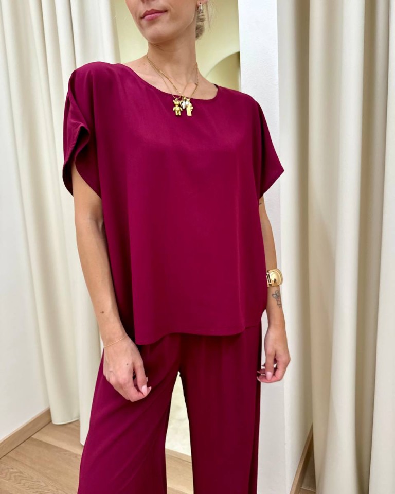 Blusa in viscosa smanicata india HaveOne Shop Online Blusa in viscosa smanicata india HaveOne