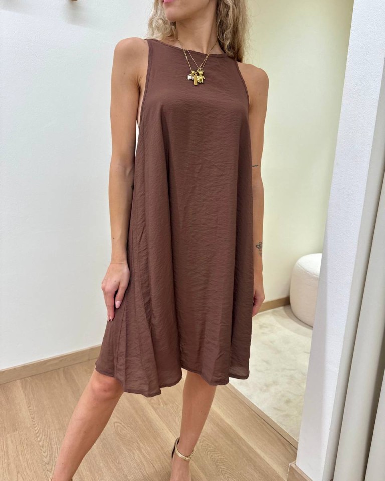 Vestito corto vogatore moro Tensione In Shop Online Vestito corto vogatore moro Tensione In