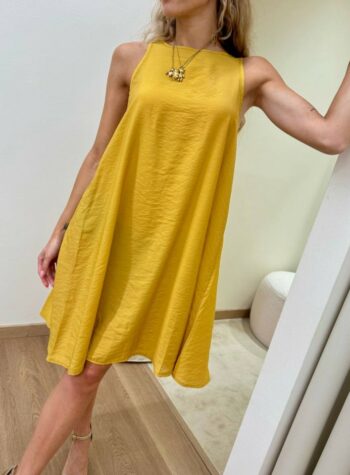 Shop Online Vestito corto vogatore senape Tensione In