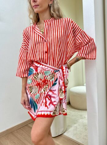 Shop Online Gonna corta pareo fantasia marina rosa Tensione In