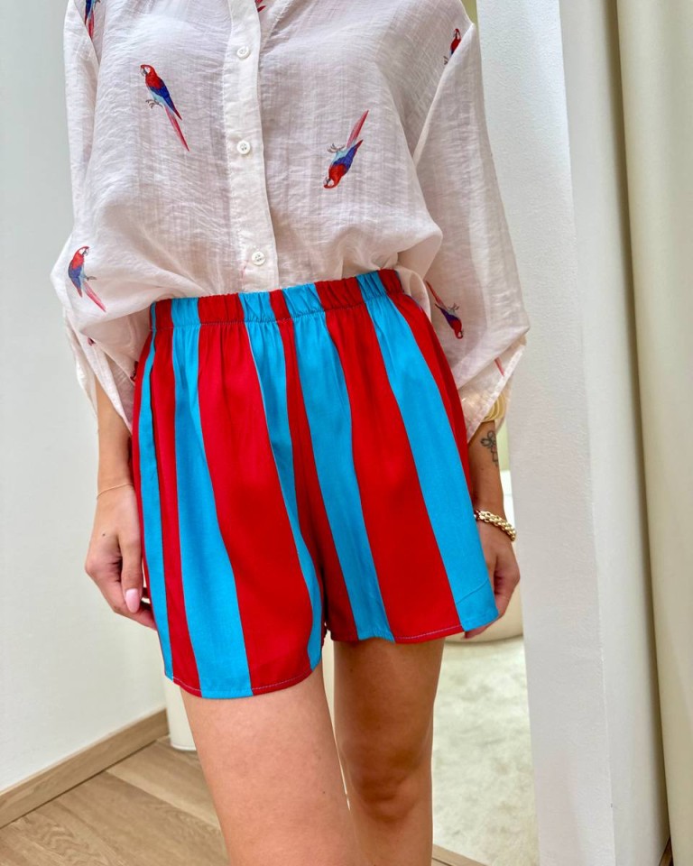 Short righe india e ottanio HaveOne Shop Online Short righe india e ottanio HaveOne