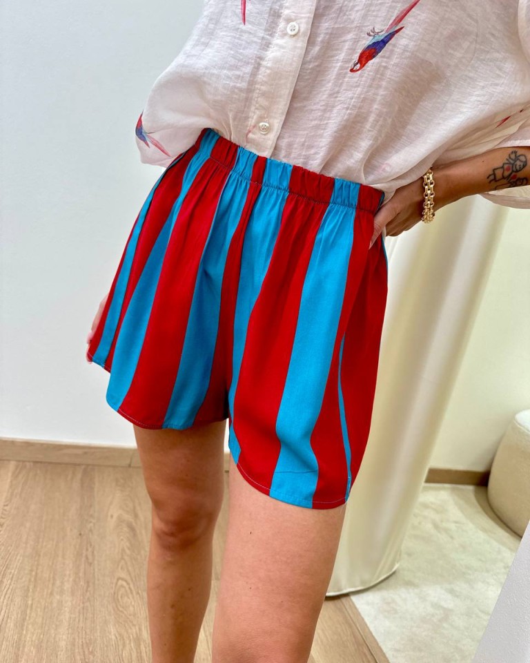 Short righe india e ottanio HaveOne Shop Online Short righe india e ottanio HaveOne